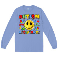 Colony Blue autism acceptance Long Sleeve Tee - JahusDesignShop