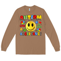 Toasted Coconut autism acceptance Long Sleeve Tee - JahusDesignShop