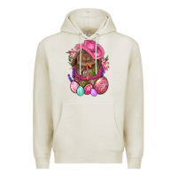 Oatmeal Heather Cowboy Rabbit Easter Premium Hoodie - BundleAndBundleShop