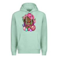 Seafoam Cowboy Rabbit Easter Premium Hoodie - BundleAndBundleShop