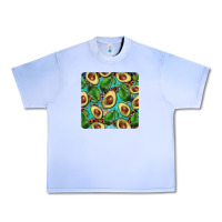 Grape Ice avacado with turquoise and leopard background mug coaster Urban Heavy Tee - BarkalooDesign