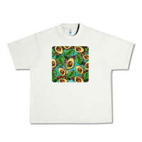 Pistachio avacado with turquoise and leopard background mug coaster Urban Heavy Tee - BarkalooDesign