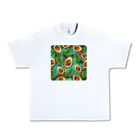Avacado With Turquoise And Leopard Background Mug Coaster Urban Heavy Tee | Teevron