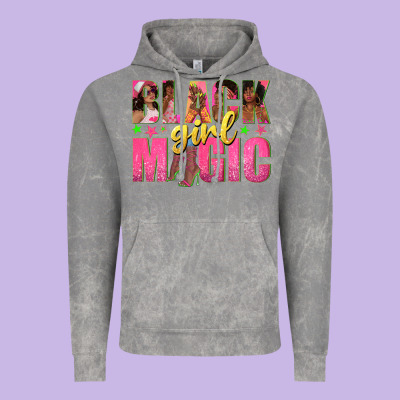 Vintage Hoodie black girl magic with afro black women