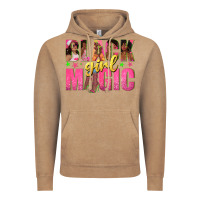 Vintage Coffee black girl magic with afro black women Vintage Hoodie - texasbilliewilder