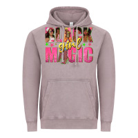 Vintage Zinc black girl magic with afro black women Vintage Hoodie - texasbilliewilder