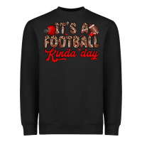 Black it s a football kinda day Heavyweight Sweatshirt - Zillion Design Studio