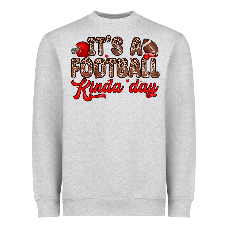It S A Football Kinda Day Heavyweight Sweatshirt by Zillion Design Studio | Teevron