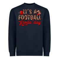 Navy it s a football kinda day Heavyweight Sweatshirt - Zillion Design Studio