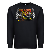 Black motocross mom Premium Sweatshirt - MaliasSmallBusiness