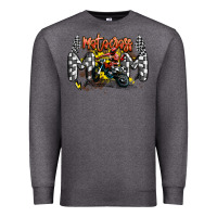 Charcoal Heather motocross mom Premium Sweatshirt - MaliasSmallBusiness