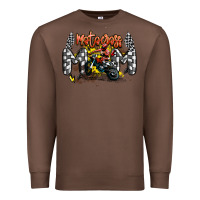Chestnut motocross mom Premium Sweatshirt - MaliasSmallBusiness