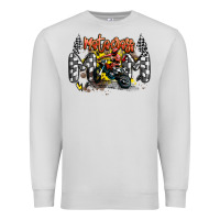 Dove Grey motocross mom Premium Sweatshirt - MaliasSmallBusiness
