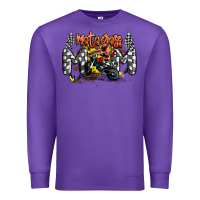Purple motocross mom Premium Sweatshirt - MaliasSmallBusiness