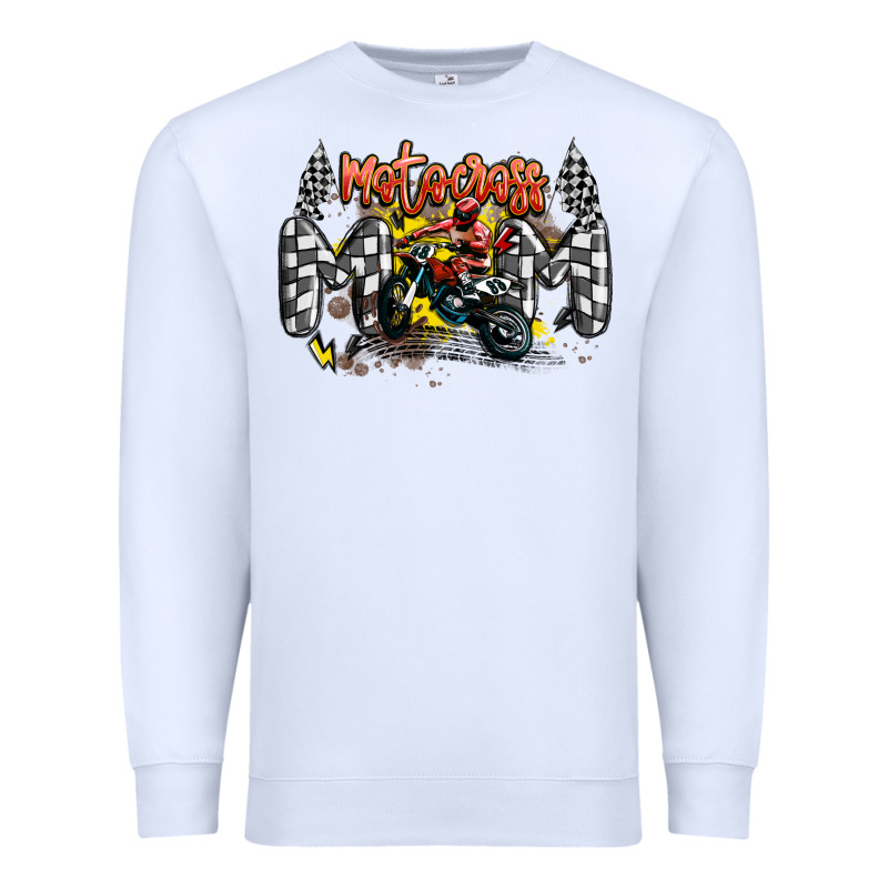 Motocross Mom Premium Sweatshirt by MaliasSmallBusiness | Teevron