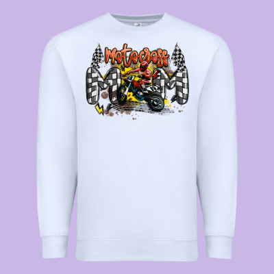Motocross Mom Premium Sweatshirt Designed By Maliassmallbusiness