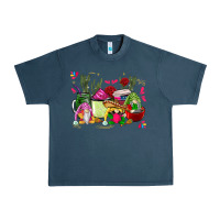 Mexican Gnomes With Coffee Cups Urban Heavy Tee | Teevron
