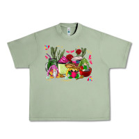 Oil Green mexican gnomes with coffee cups Urban Heavy Tee - CTS Tumbler Store