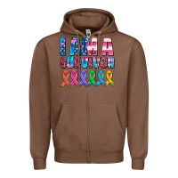 Chestnut i am a survivor with all cancer ribbons Zipper Hoodie - AdoDesignShop