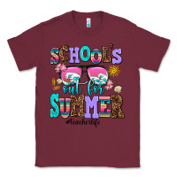 Burgundy school's out for summer teacherlife Classic Tee - AdoDesignShop