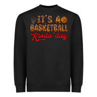 Black it s a basketball kinda day Heavyweight Sweatshirt - Zillion Design Studio