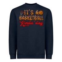 Navy it s a basketball kinda day Heavyweight Sweatshirt - Zillion Design Studio