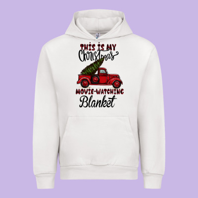 This Is My Christmas Movie Watching Blanket Urban Hoodie Designed By Bettercallsaul
