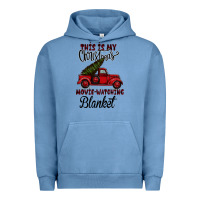 Pigment Pebble Blue This is My Christmas Movie Watching Blanket Urban Hoodie - Bettercallsaul