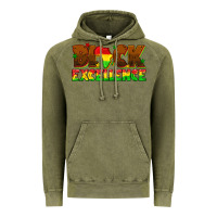 Vintage Olive black excellence juneteenth Vintage Hoodie - texasbilliewilder