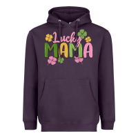 Plum lucky mama Heavyweight Hoodie - MaliasSmallBusiness