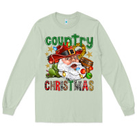 Matcha Country Christmas Long Sleeve Tee - BundleAndBundleShop