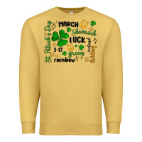 Antique Gold st. patricks day doodle Premium Sweatshirt - MaliasSmallBusiness
