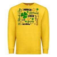 Lemon st. patricks day doodle Premium Sweatshirt - MaliasSmallBusiness