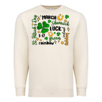 Sandshell st. patricks day doodle Premium Sweatshirt - MaliasSmallBusiness