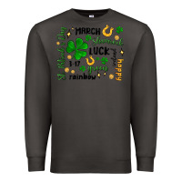 Smoke st. patricks day doodle Premium Sweatshirt - MaliasSmallBusiness