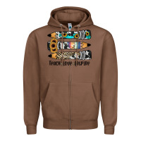 Chestnut western pencils teach love inspire Zipper Hoodie - JahusDesignShop