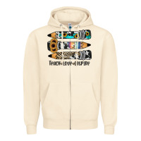 Sandshell western pencils teach love inspire Zipper Hoodie - JahusDesignShop