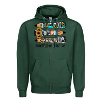 Sports Green western pencils teach love inspire Zipper Hoodie - JahusDesignShop