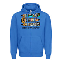 True Royal western pencils teach love inspire Zipper Hoodie - JahusDesignShop