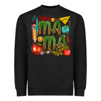 Black mama teacher Heavyweight Sweatshirt - texasbilliewilder