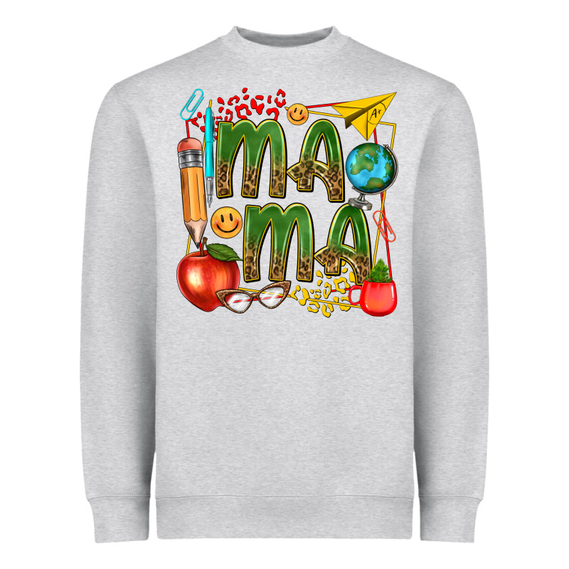 Mama Teacher Heavyweight Sweatshirt by texasbilliewilder | Teevron