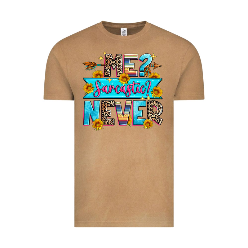 Me Sarcastic Never Vintage Tee by Zillion Design Studio | Teevron