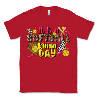 Red it is a softball kinda day Classic Tee - JahusDesignShop