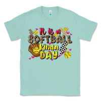 It Is A Softball Kinda Day Classic Tee | Teevron