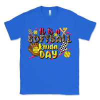 True Royal it is a softball kinda day Classic Tee - JahusDesignShop