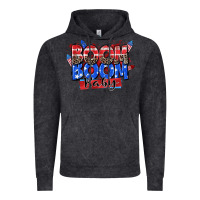Vintage Black boom boom baby Vintage Hoodie - Zillion Design Studio