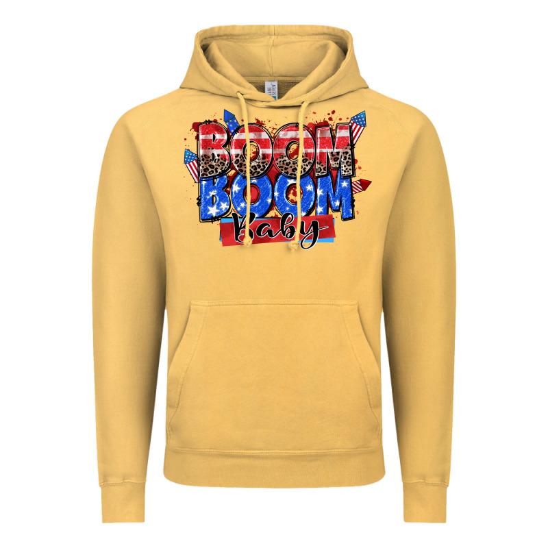 Boom Boom Baby Vintage Hoodie by Zillion Design Studio | Teevron