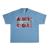 Pebble Blue auntie like mom only cooler Urban Heavy Tee - Zillion Design Studio