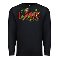Black mardi gras love crawfish Premium Sweatshirt - MaliasSmallBusiness