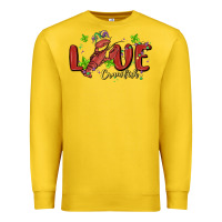 Lemon mardi gras love crawfish Premium Sweatshirt - MaliasSmallBusiness
